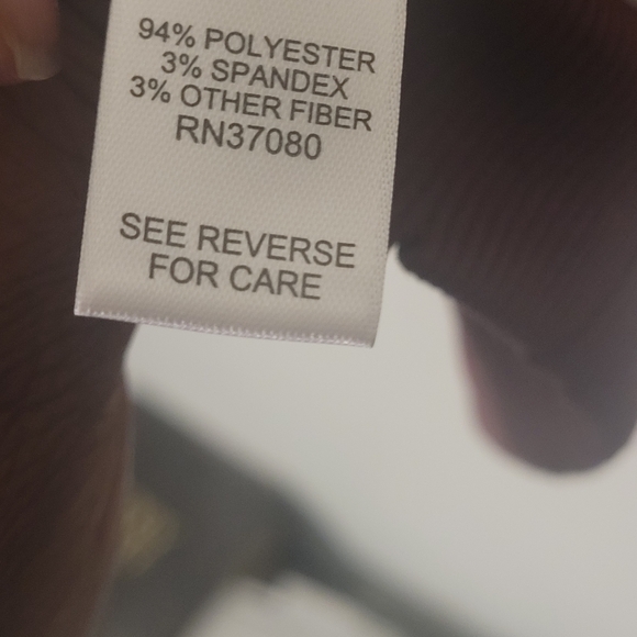 Cato Plus Active Wear Long Sleeve 22/24W NWOT EUC Burgundy Brown - Picture 3 of 4